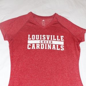 Louisville Cardinals Cheer Adidas Dry Fit Shirt